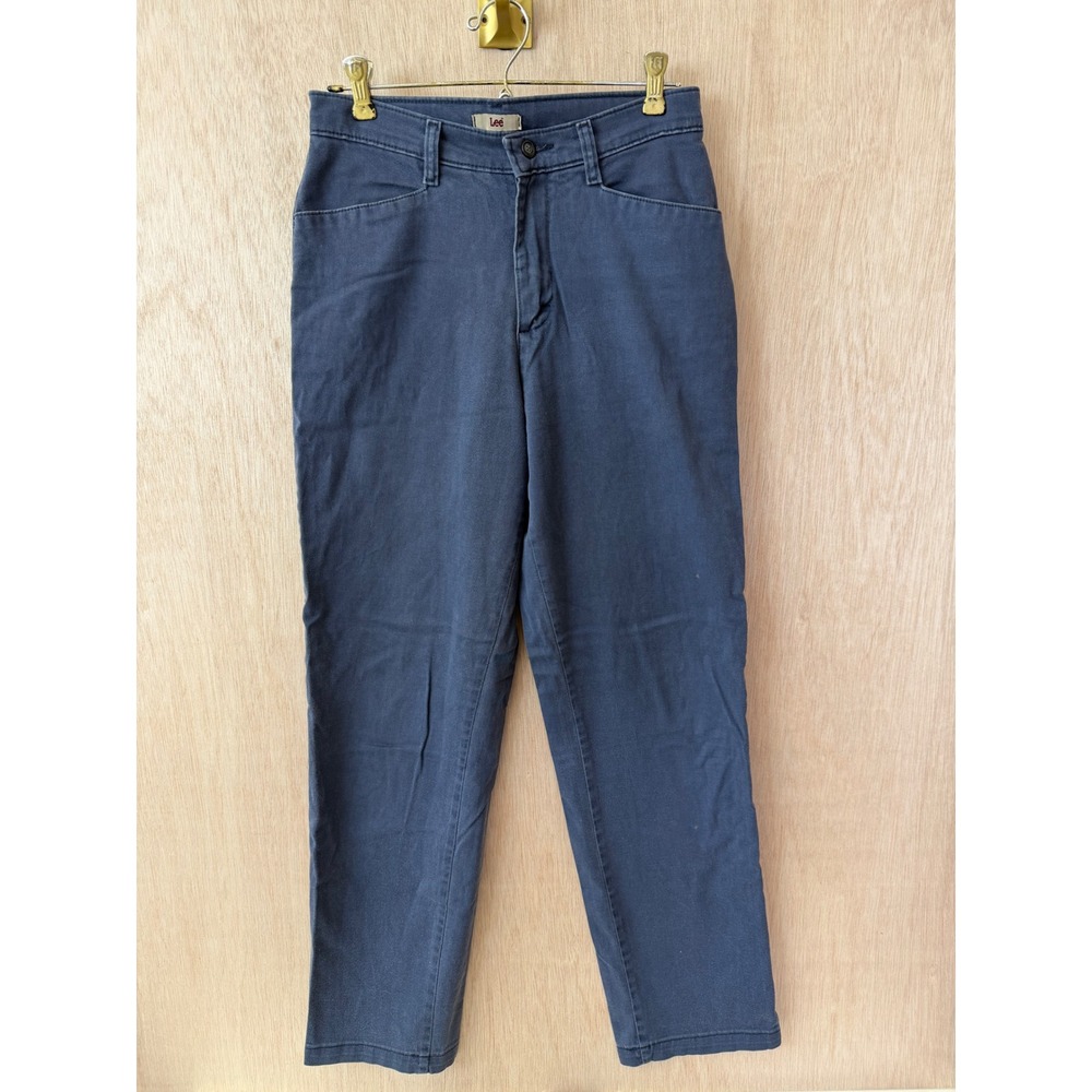 Lee Womens Navy Blue Chino Pants Straight Leg Mid Rise Size 4M 4951411